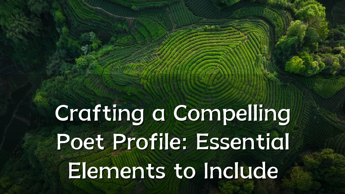 Crafting a Compelling Poet Profile: Essential Elements to Include