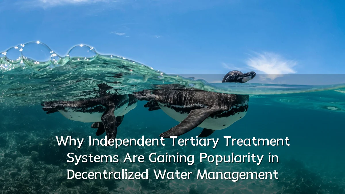 Why Independent Tertiary Treatment Systems Are Gaining Popularity in Decentralized Water Management