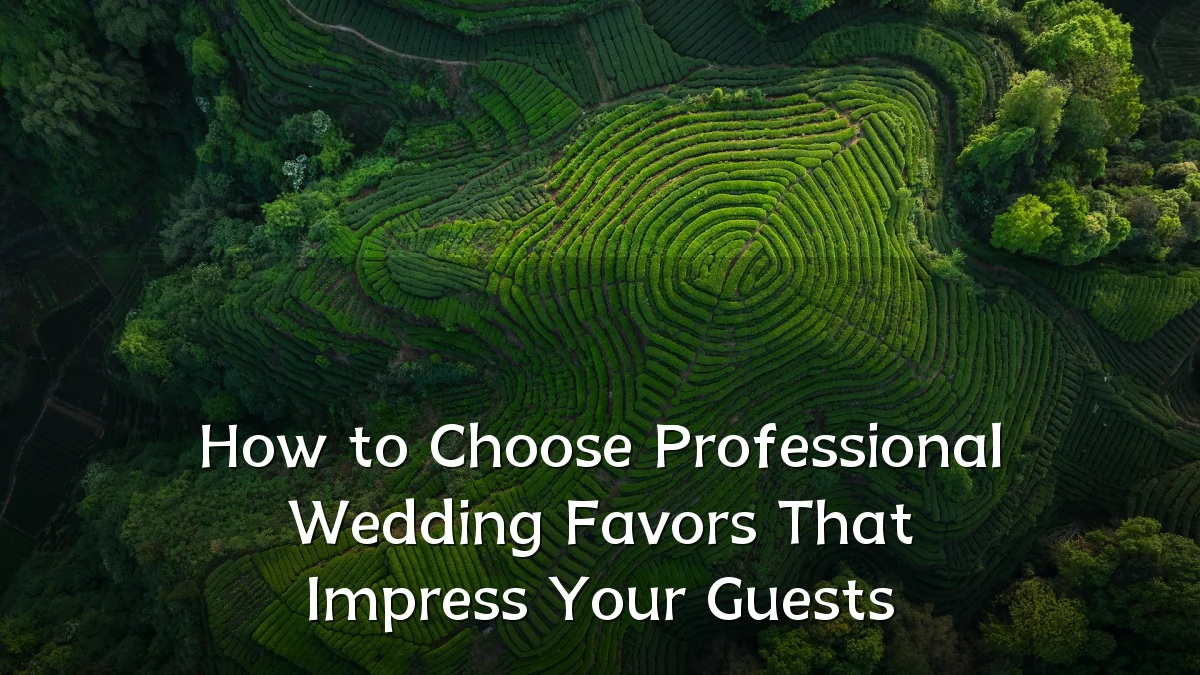 How to Choose Professional Wedding Favors That Impress Your Guests