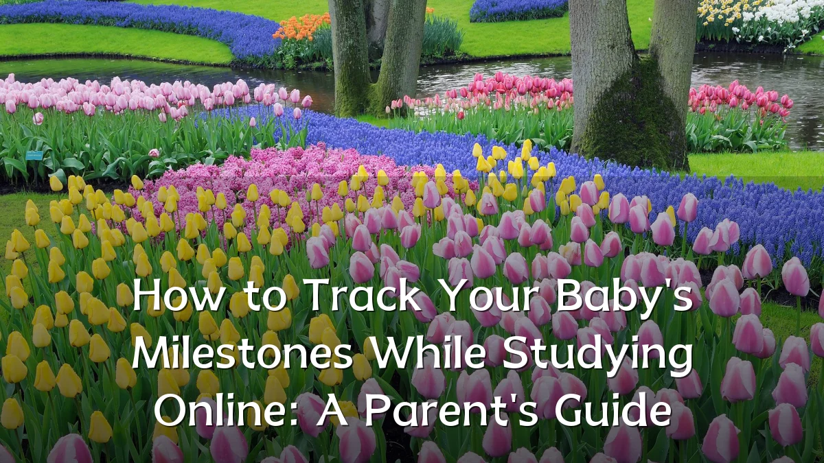How to Track Your Baby's Milestones While Studying Online: A Parent's Guide