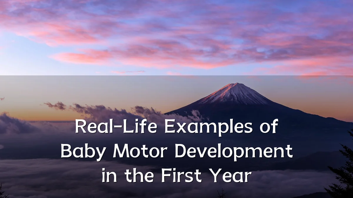 Real-Life Examples of Baby Motor Development in the First Year