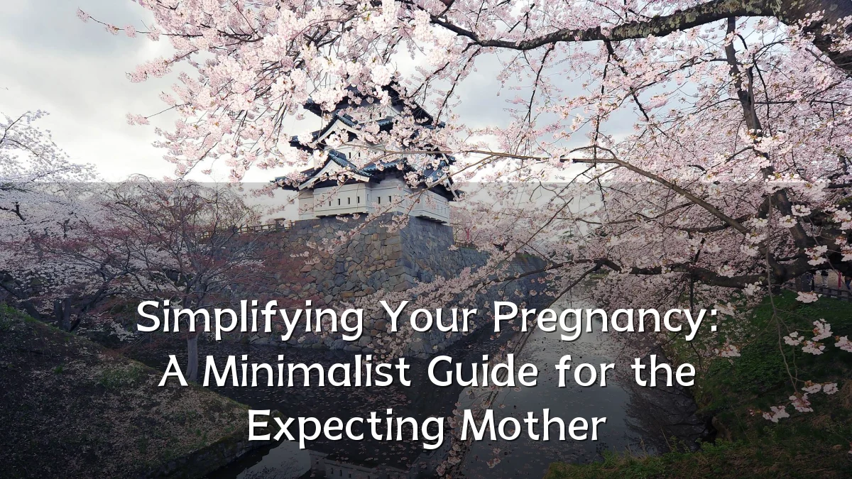 Simplifying Your Pregnancy: A Minimalist Guide for the Expecting Mother