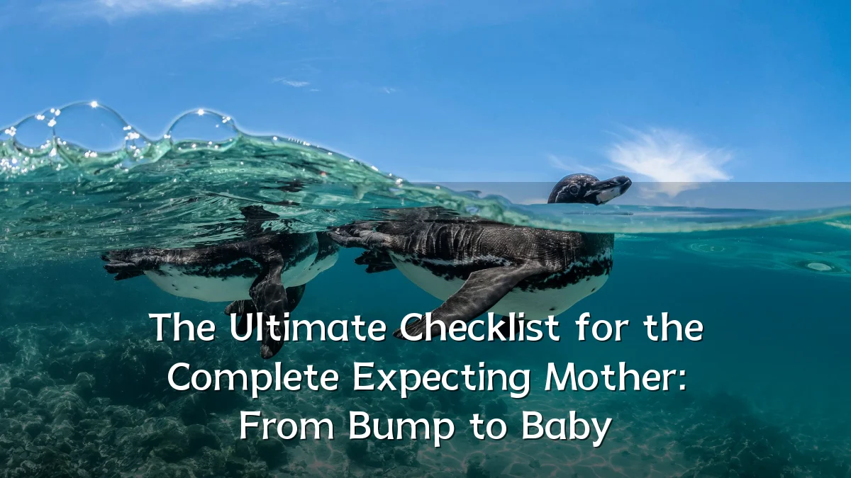 The Ultimate Checklist for the Complete Expecting Mother: From Bump to Baby
