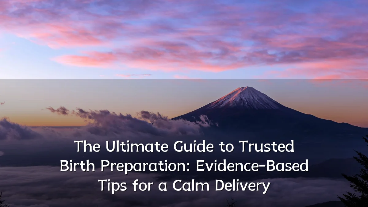 The Ultimate Guide to Trusted Birth Preparation: Evidence-Based Tips for a Calm Delivery